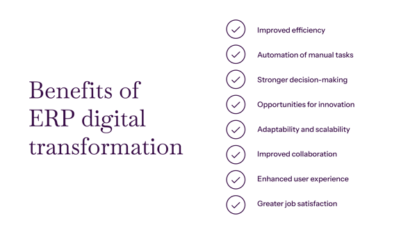 Benefits of ERP DT